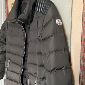Moncler Down Olive Green Coat